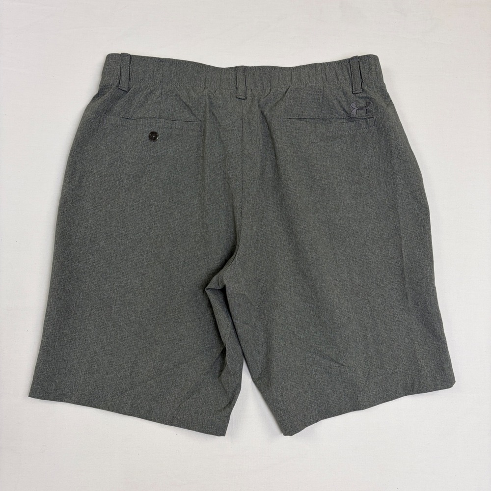 Under Armour HeatGear Mens Gray Loose Fit Golf Performance Shorts Size 38 - Picture 6 of 7